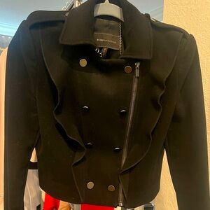 BCBG Cropped Jacket Black Size xxs
